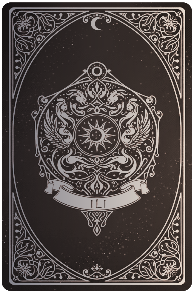 Tarot card back